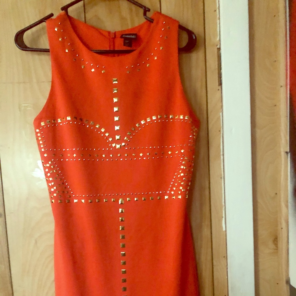Beautiful and attractive orange dress